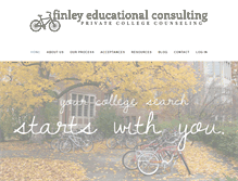 Tablet Screenshot of finleyed.com